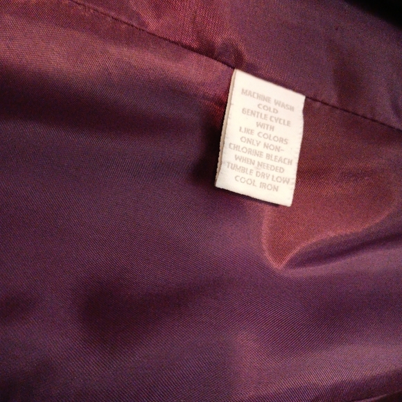 VINTAGE Charter Club Notch Style Jacket Purple & Pink Fringed Size M… - Picture 10 of 10